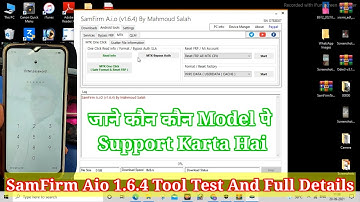 SamFirm Aio 1.6.4 Tool Review & Demo || All In Mtk Support Work Yes Or No Test In video #samfirm