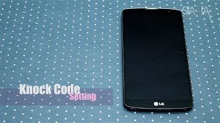 G Pro 2 Knock Code Setting 노크코드 설정 방법