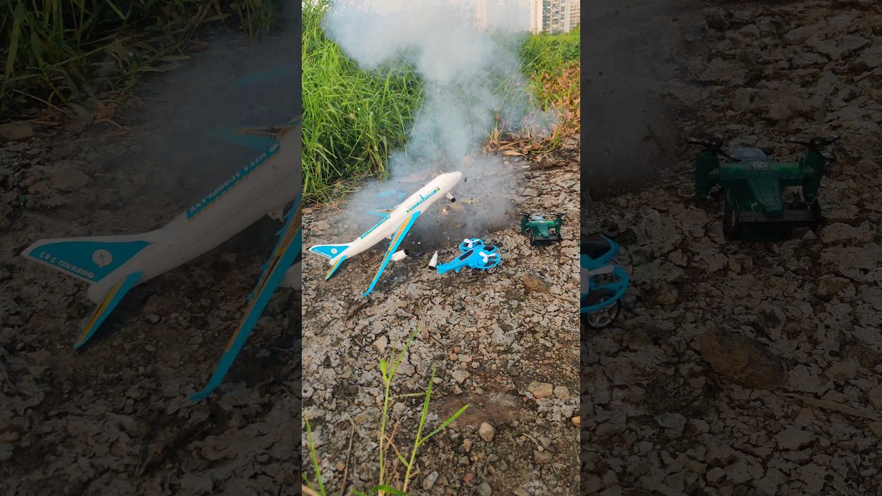 Bomb Attack on Airplane Airport 