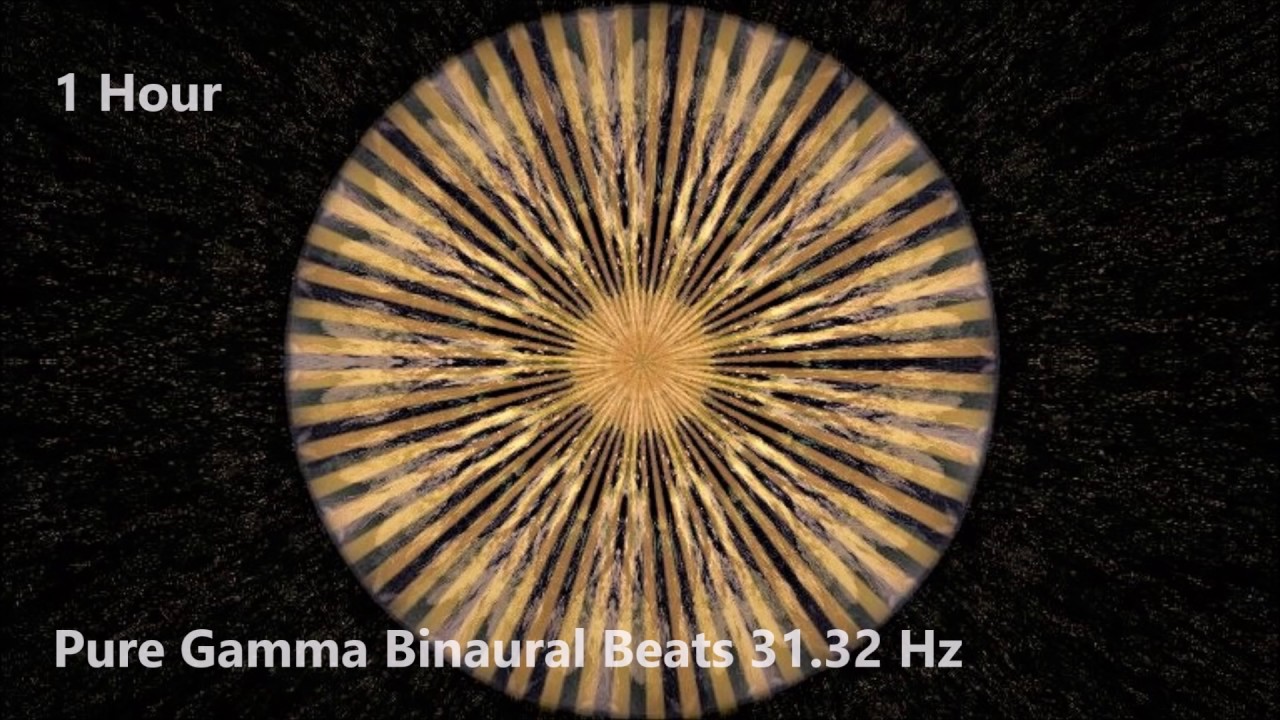 Pure Gamma Binaural Beats 31.32 Hz [1 Hour] - YouTube