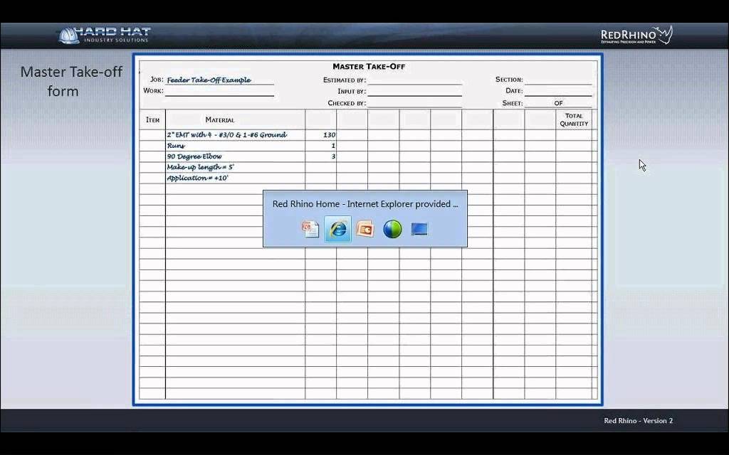 Electrical estimator software, Estimating electrical work YouTube