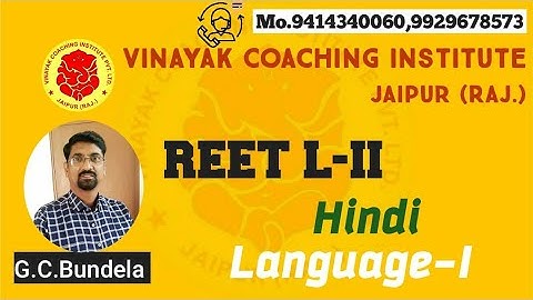 REET L-II Maths-Science/Hindi/Class-2/Vinayak coaching Institute,Jaipur