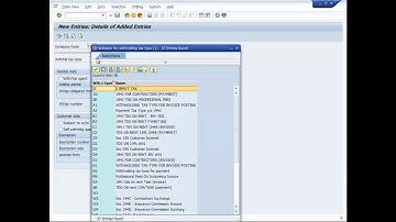 SAP FICO - WITHHOLDING TAX CONFIGURATION & ENTRY - SESSION 11