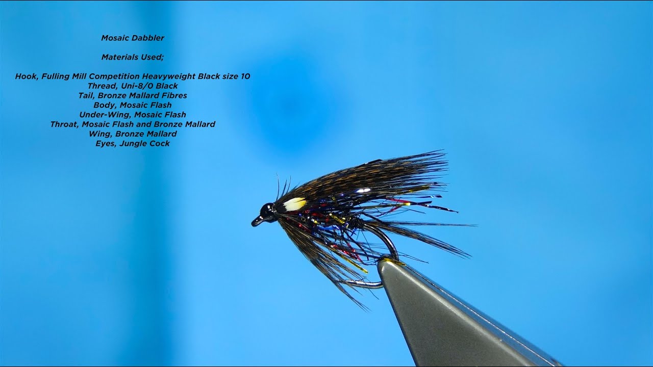 Tying the Mosaic Dabbler International Size by Davie McPhail