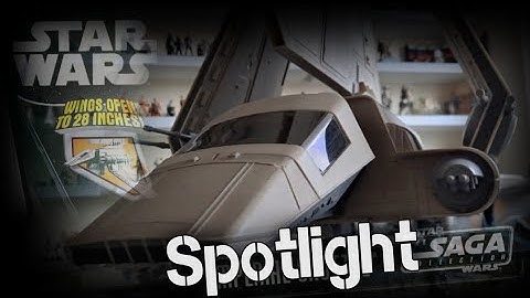 Lambda-class T-4a IMPERIAL SHUTTLE | Star Wars Saga Collection 3.75