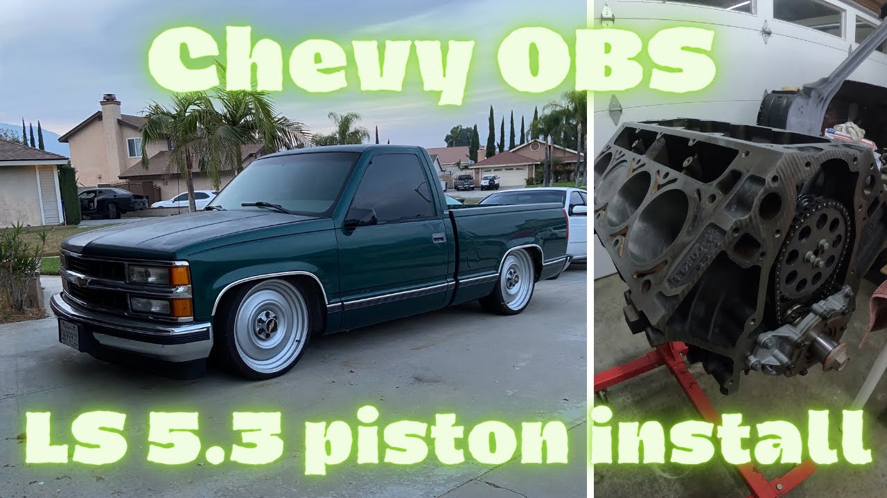 Chevy OBS LS 5.3 piston install