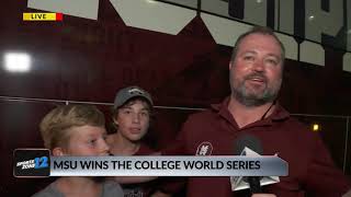LIVE FROM OMAHA: Mississippi State wins first national championship (part 2 of coverage)