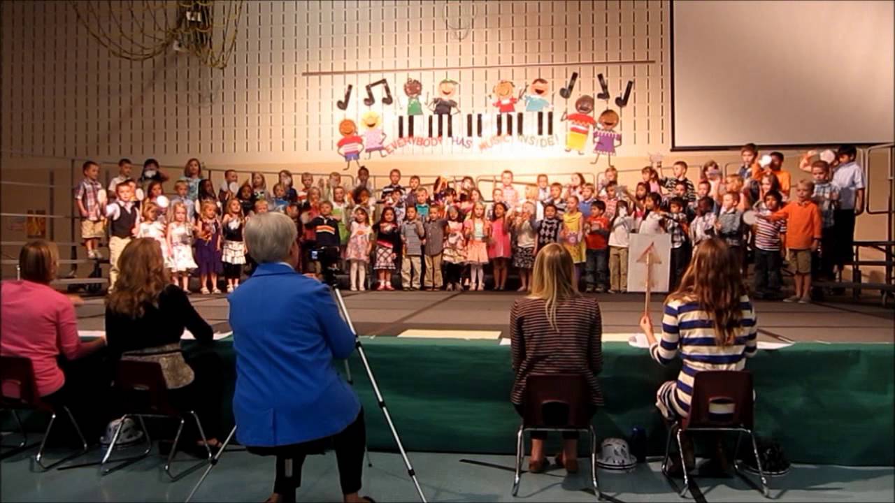 Shannon Park Elementary Kindergarten Music Program 2013 YouTube