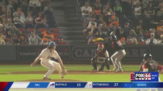 Erie SeaWolves' three-homer rally in the 7th defeats Akron, 6-2
