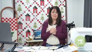 It's Our Final Day of the Nativity Bench Pillow Sew-Along!