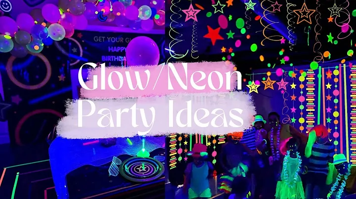 150+ Glow in Dark Birthday Party Ideas 2025 | DIY Neon Decorations & Backdrops