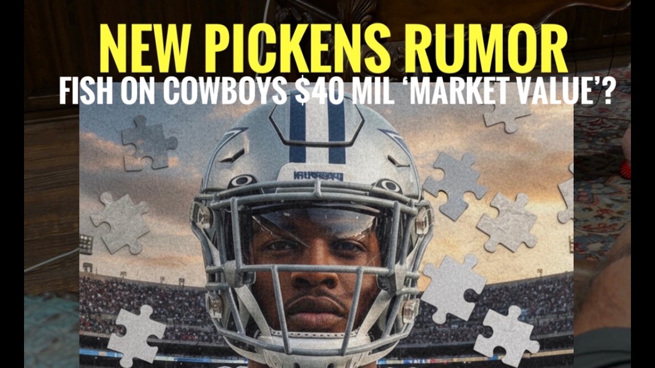 #DallasCowboys Fish Live: NEW George Pickens RUMOR - $40 Million is 'Market Value'? Says Who?