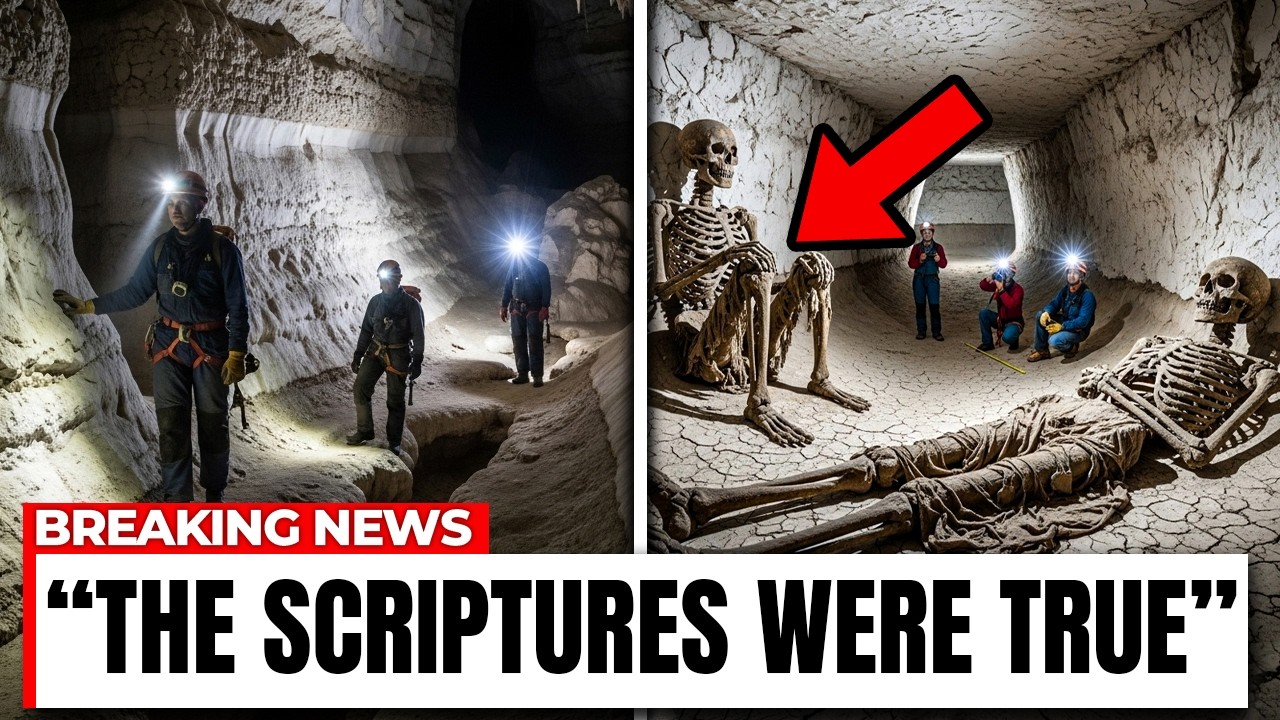 They Went Inside The Dead Sea Caves And You Won't Believe What They