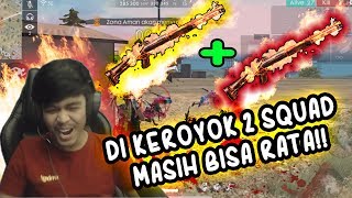 SHOTGUN ONLY DI RANKED SOLO VS SQUAD LANGSUNG KILL 20!! - FREE FIRE BATTLEGROUND