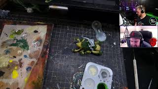 Heroscape Live Paint: To-marro, today!-Painting the Thyraxis Dragoon Ft. JoeCrazy