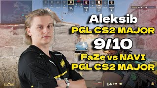 CS2 POV NAVI Aleksib (9/10) vs FaZe (Inferno) PGL CS2 Major Copenhagen 2024 Grand final