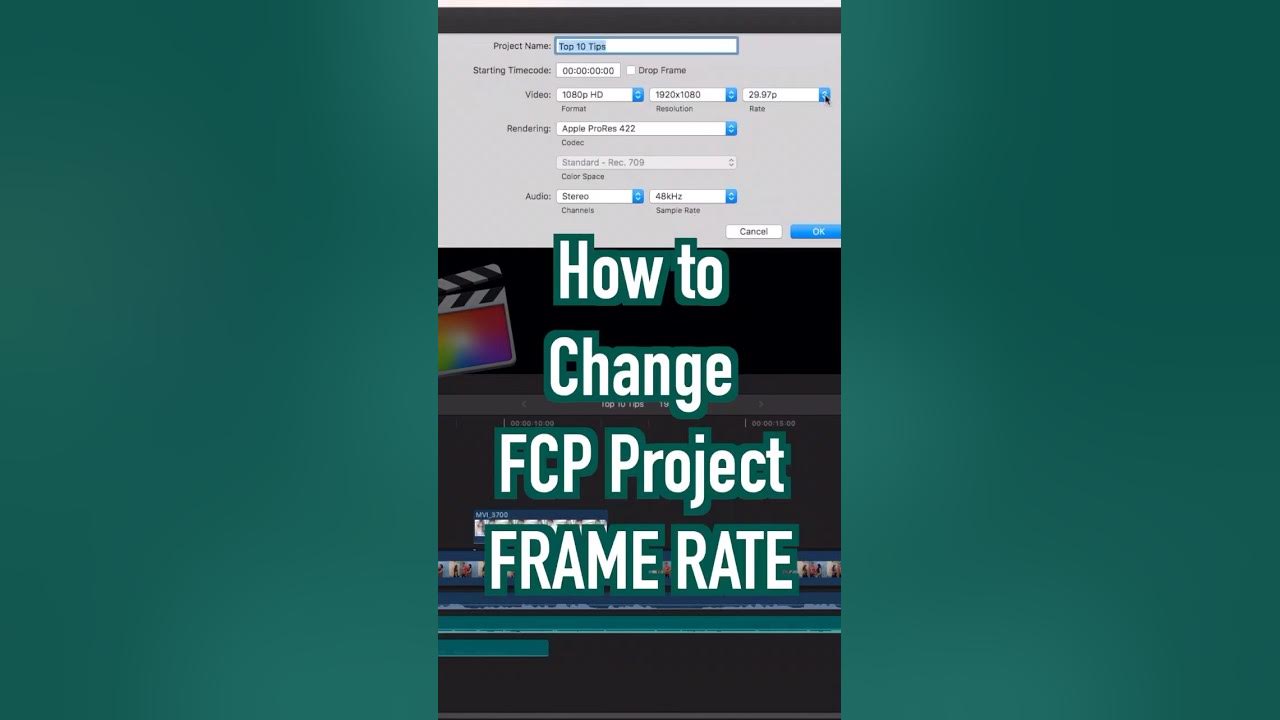 How To Change Project Frame Rate In Final Cut Pro X shorts how-to-set-or-change-frame-size-premiere-pro-quick-tutorial-youtube