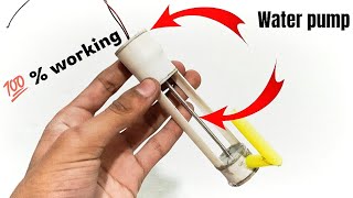 how to make water pump at home. #faizkexperiment