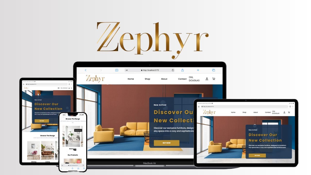 Projeto Zephyr (site fictício)
