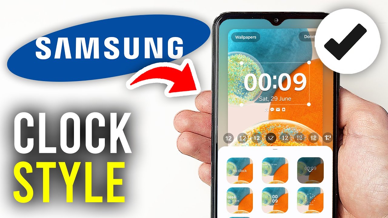 How To Change Clock Style On Samsung Lock Screen Full Guide YouTube