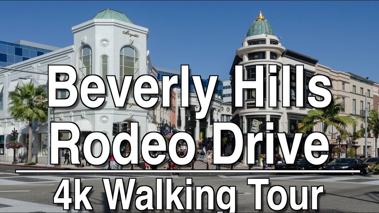 Walking Tour Bevelery Hills California | 4k Dji Osmo | No Music