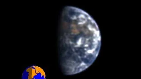 The Moon transits the Earth as seen by EPOXI