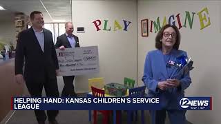 Helping Hand Grant - DeVaughn James and KWCH - Kansas Children’s Service League