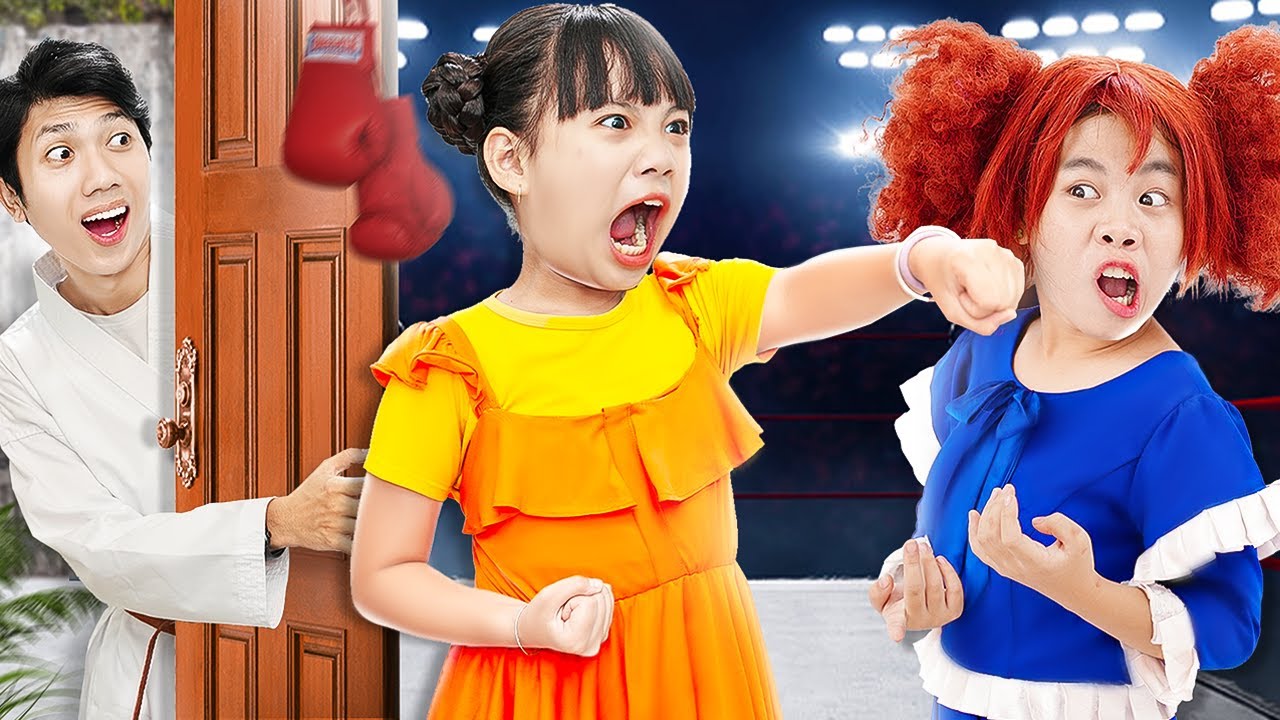 Baby Doll Learns Kungfu FNF vs Squid Game Real Life