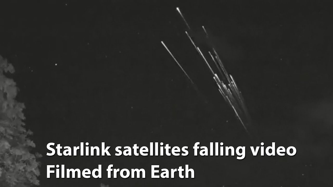 Elon Musk's Starlink 'internet satellites' caught ruining footage