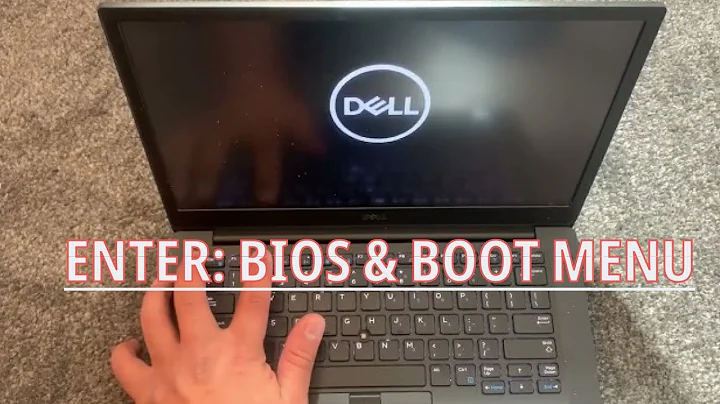 DELL LATITUDE 7480 - How To Enter  Bios Settings & Boot Menu Options