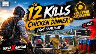 12 KILLS 🔥 INSANE FIGHTS | WINNER WINNER CHICKEN DINNER 🏆 | BGMI