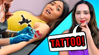 BFF Controls My Life for 24 Hours! She Chooses My Tattoo!!