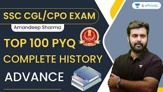 Top 100 PYQ | Complete History Advance | SSC CGL Exam 2022 | Amandeep Sharma