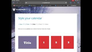 Create your own digital advent calendar screenshot 3