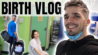 BIRTH VLOG | Labour &amp; Delivery Of Our First Baby | Not What We Expected