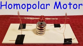 Homopolar Electric Motors Compilation - Physics Science Experiments