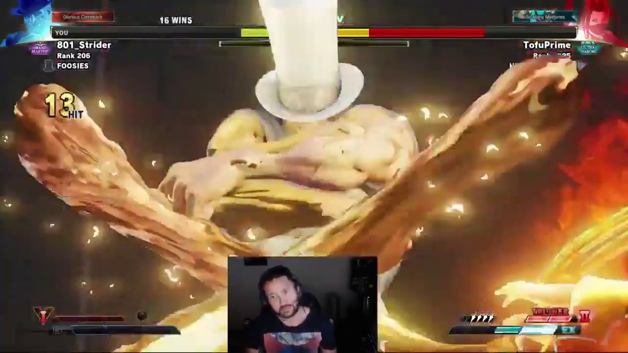 801 Strider Shows the Power of G! - Street Fighter 5