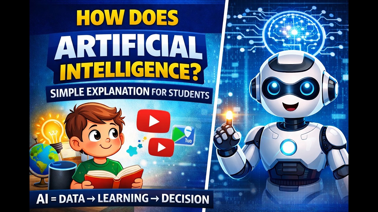 How Does Artificial Intelligence Work? 🤖 | Simple Explanation for ...