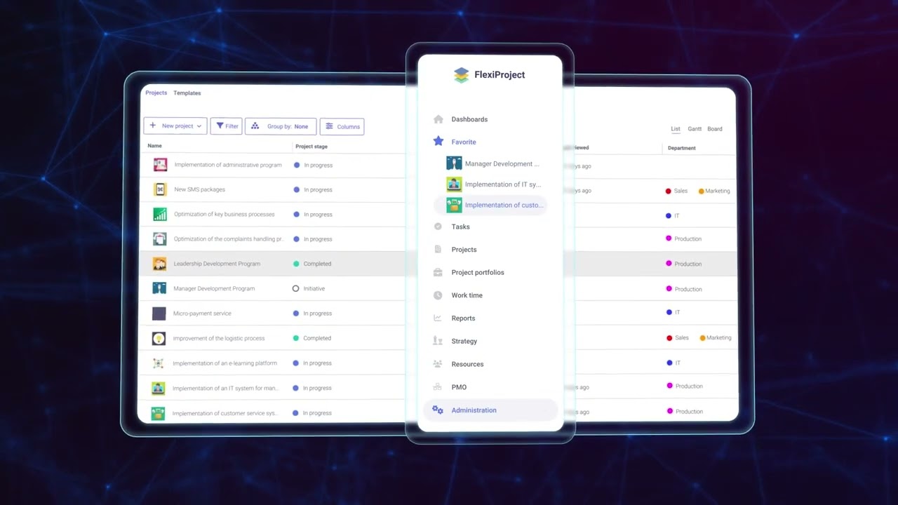 A comprehensive project management tool -  2d animation Explainer Video of application
