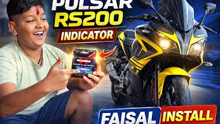 Flasher X Hazard Model on Pulsar Rs200 | Full Installation & Test 🚦