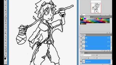 Mouse Drawing PhotoShop CS4