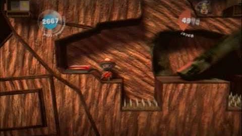 Little Big Planet (PS3) Gameplay Part 12 (The Canyons - The Mines)
