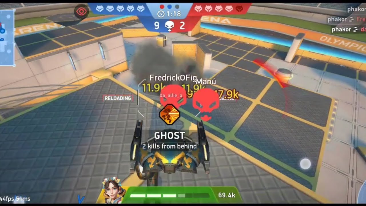 MECH ARENA "CRANKIN IT UP" After a RD1 loss, phakor 's lancer & cheetah step it up against Manú