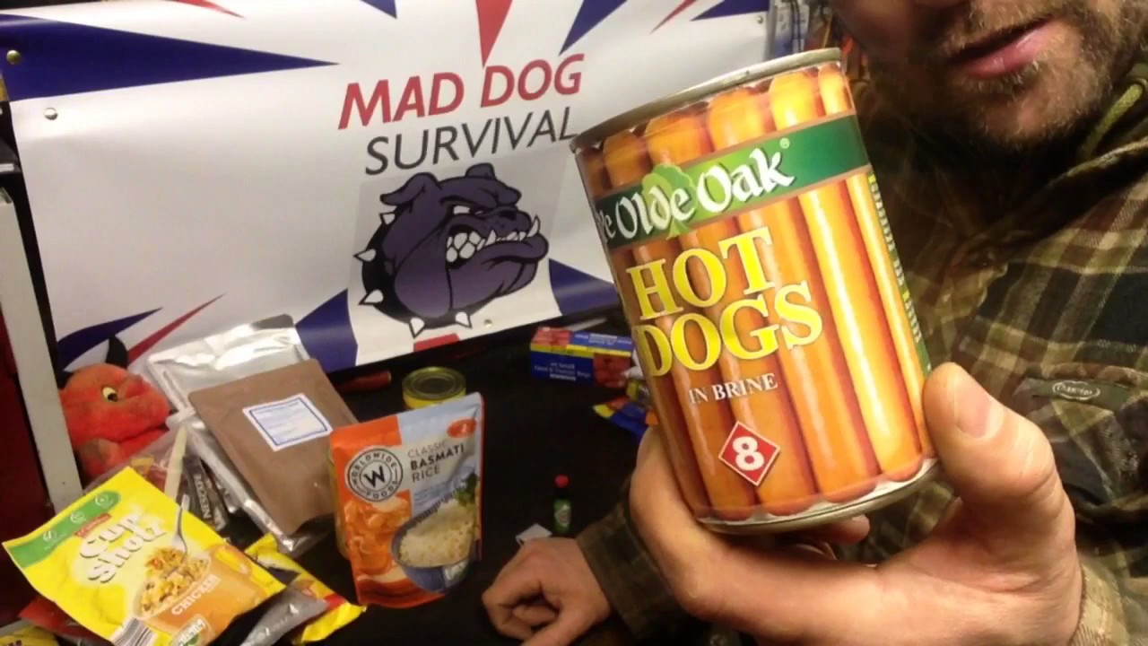 Bushcraft survival back pack food - YouTube