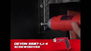 Devon Cordless Screw driver Electric Screwdriver 5607-Li-4