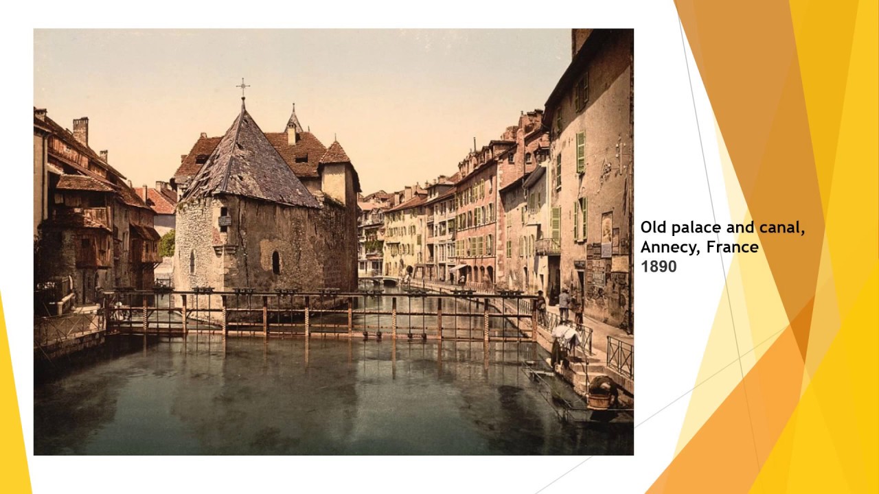 Annecy France Canal - Photo-mechanical Prints 1890