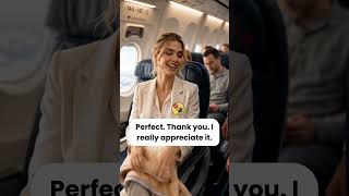 Talk to a Flight Attendant in English ✈️ Real Conversation Practice