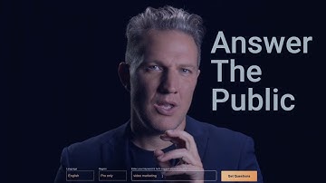 AnswerThePublic - Where is video marketing