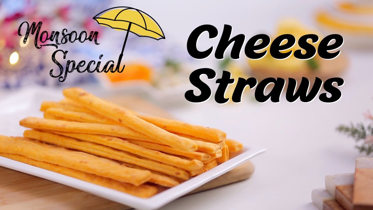 Cheese Straws Recipe | How To Make Cheese Straws | Eggless Puff Pastry Cheese Straws By Megha Joshi | India Food Network