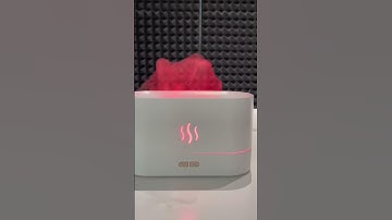 Kinscoter Best Sales Ultrasonic USB Flame Humidifier Led Colorful Fire Aroma Essential Oil Diffuser